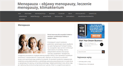 Desktop Screenshot of e-menopauza.pl
